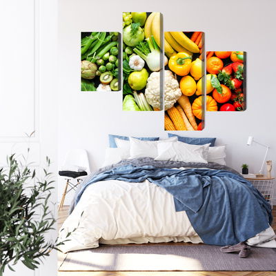 Ljuddämpande tavla - Fruits and vegetables