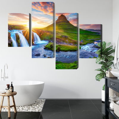 Ljuddämpande tavla - View of the kirkjufellsfoss
