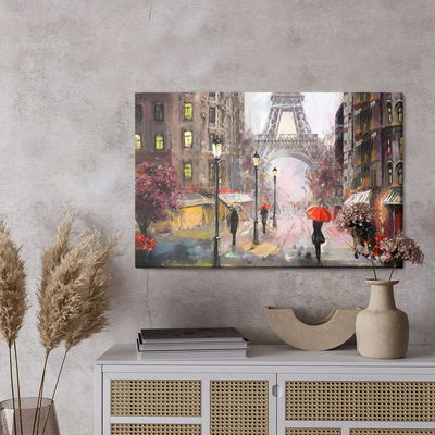 Ljuddämpande tavla - A rainy day in Paris