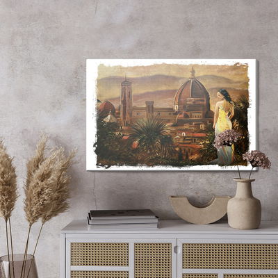 Ljuddämpande tavla - The woman on the background