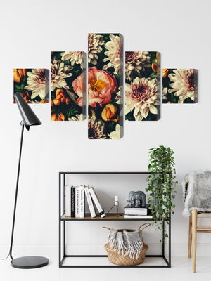 Ljuddämpande tavla - Variety of colorful 3d