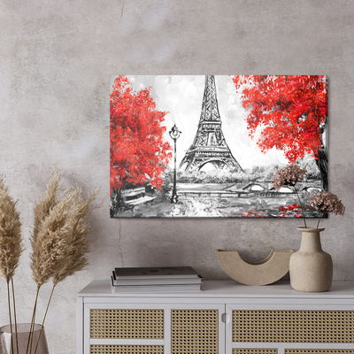 Ljuddämpande tavla - The eiffel tower between