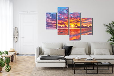 Ljuddämpande tavla - Picturesque sunset