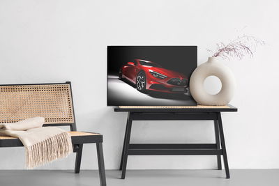 Ljuddämpande tavla - Red sports car