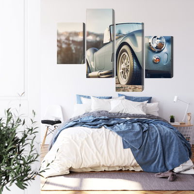 Ljuddämpande tavla - Classic retro car