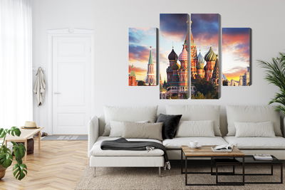 Ljuddämpande tavla - Moscow view of the red