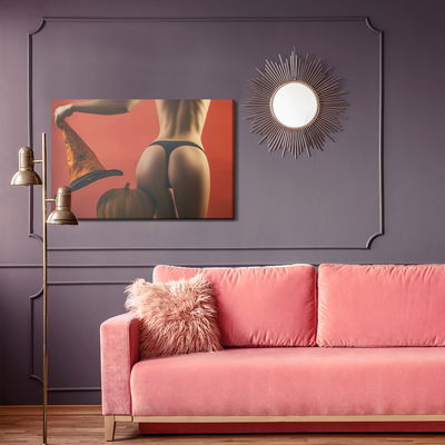 Ljuddämpande tavla - Sexy woman in halloween