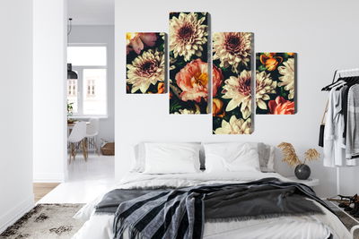 Ljuddämpande tavla - Variety of colorful 3d