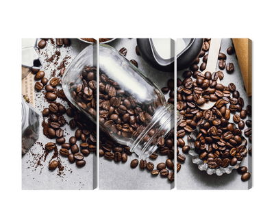 Ljuddämpande tavla - Ingredients for making coffee