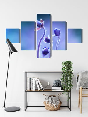 Ljuddämpande tavla - Delicate flowers on a macro