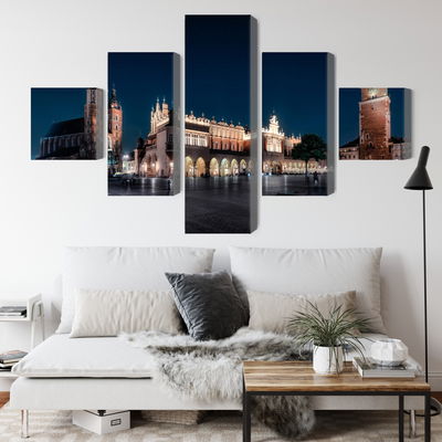 Ljuddämpande tavla - Kraków's cloth hall and st.