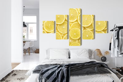 Ljuddämpande tavla - Lemon slices