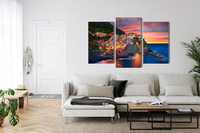 Ljuddämpande tavla - Manarola city in Italy