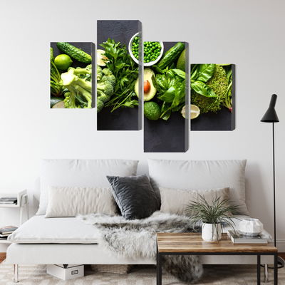 Ljuddämpande tavla - Green vegetables