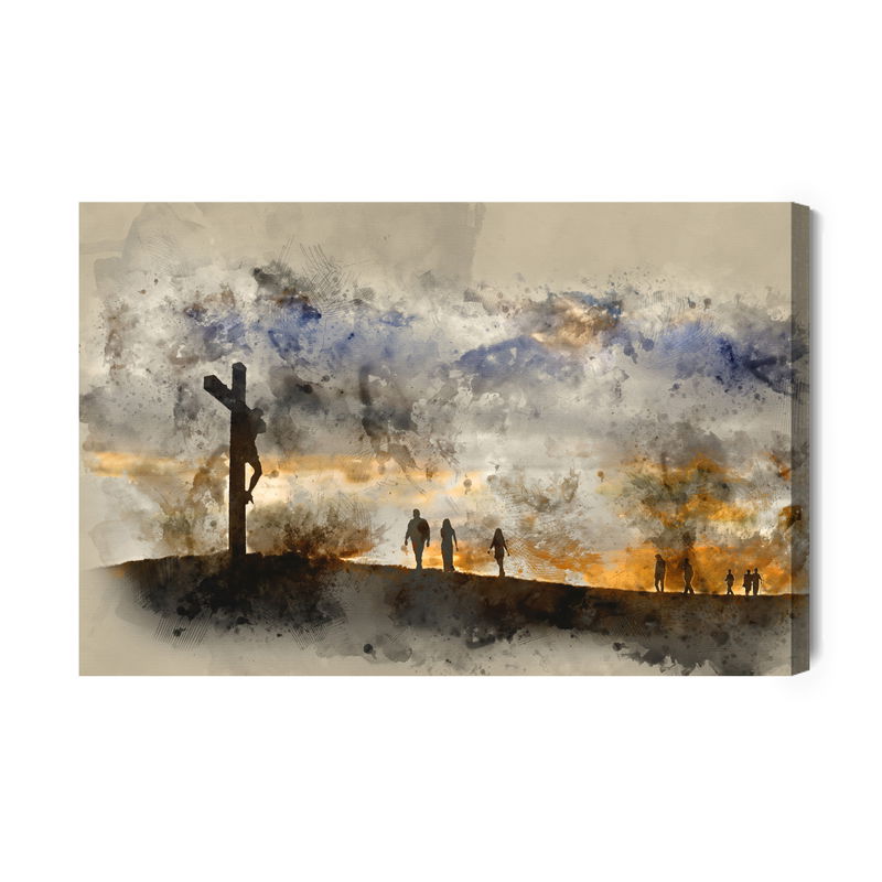 Ljuddämpande tavla - Crucified christ