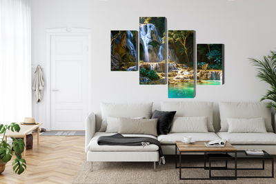 Ljuddämpande tavla - Kuang si waterfall