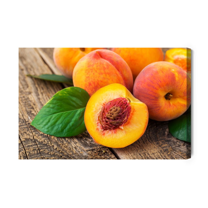 Ljuddämpande tavla - Peaches on wood