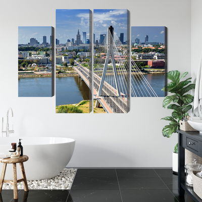 Ljuddämpande tavla - The bridge with the Warsaw