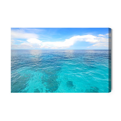 Ljuddämpande tavla - Paradise sea and sky