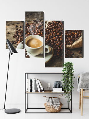 Ljuddämpande tavla - A cup of hot coffee