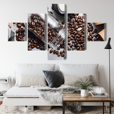 Ljuddämpande tavla - Ingredients for making coffee