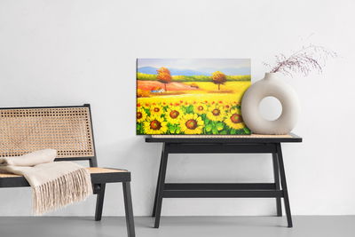 Ljuddämpande tavla - A colorful landscape