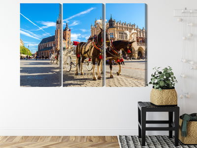 Ljuddämpande tavla - Horse carriages