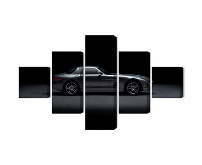 Ljuddämpande tavla - Sports car on a dark