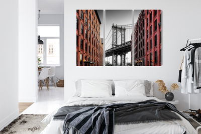 Ljuddämpande tavla - Manhattan bridge view