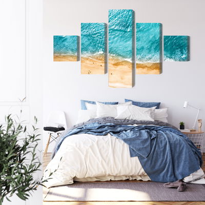 Ljuddämpande tavla - Aerial view of the ocean