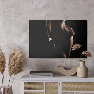 Ljuddämpande tavla - Silhouette of a woman