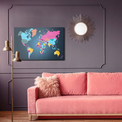 Akustiikkataulu - Multicolored political world