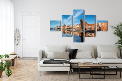 Ljuddämpande tavla - Panorama of gdansk