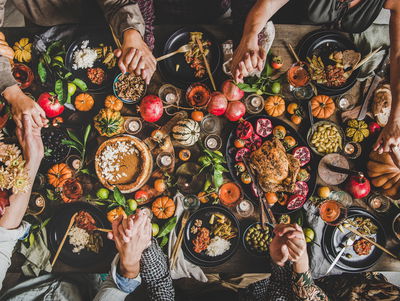 Ljuddämpande tavla - The table was set abundantly