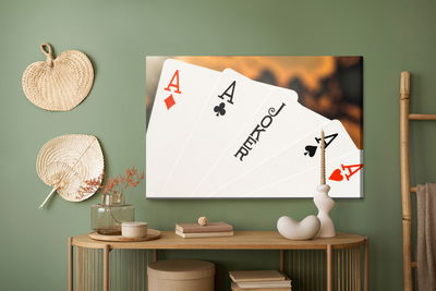 Ljuddämpande tavla - Joker among aces