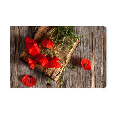 Ljuddämpande tavla - Wild poppies