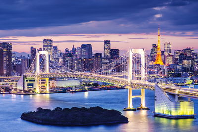 Ljuddämpande tavla - Rainbow bridge in tokyo