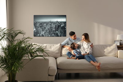 Ljuddämpande tavla - View of manhattan