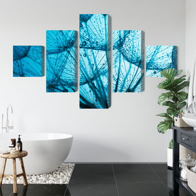 Ljuddämpande tavla - A close-up of a 3d dandelion