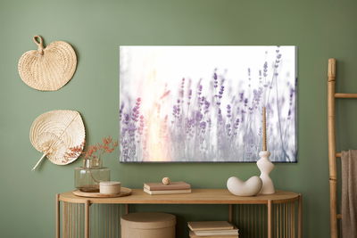 Ljuddämpande tavla - Lavender at sunset