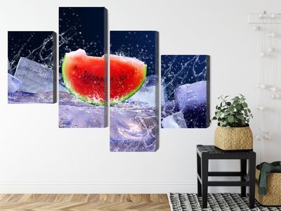 Ljuddämpande tavla - Watermelon on ice