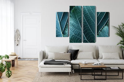 Ljuddämpande tavla - Leaves in a macro scale