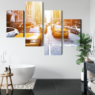 Ljuddämpande tavla - Taxi in the sunshine nyc