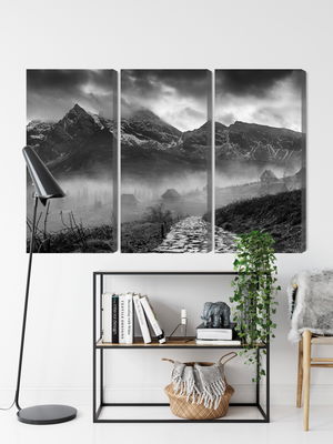 Ljuddämpande tavla - Hala gasienicowa in black