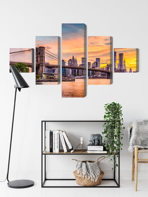 Ljuddämpande tavla - New York city panoramic