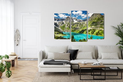 Ljuddämpande tavla - Crystalline lake