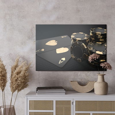 Ljuddämpande tavla - Black chips