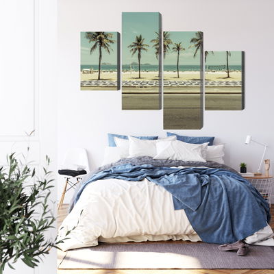 Ljuddämpande tavla - Palm trees on the ipanema