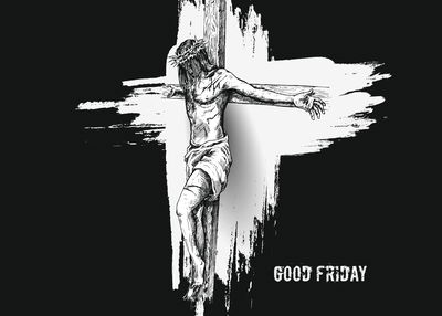 Ljuddämpande tavla - Christ on the cross