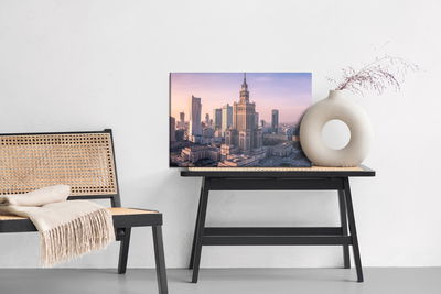 Ljuddämpande tavla - Panorama of the city